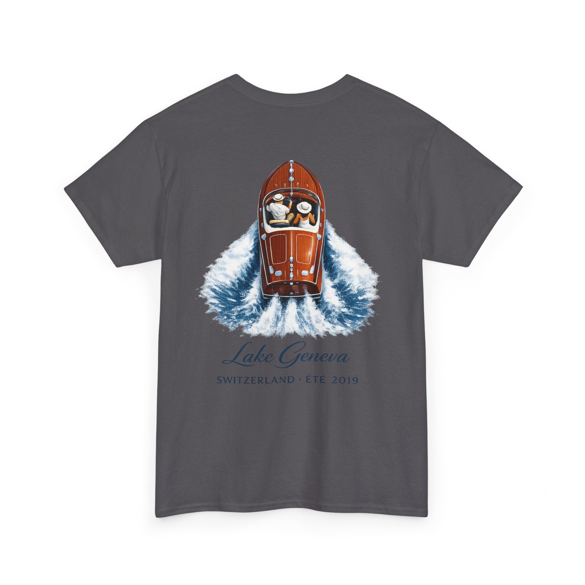 Lake Geneva Vintage T‑Shirt — Switzerland ETE 2019
