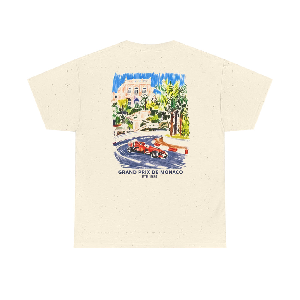 Grand Prix de Monaco Racing Tee — Vintage Monaco Formula 1 Poster T‑Shirt