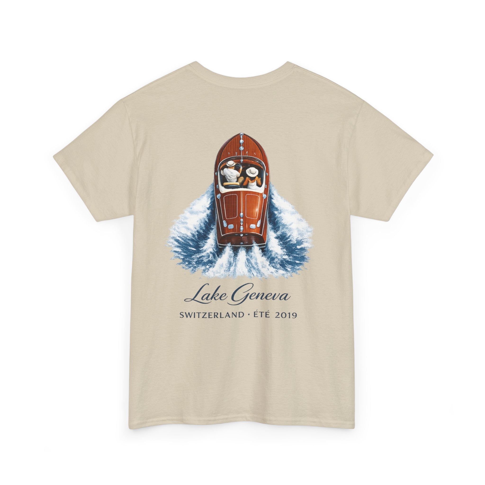 Lake Geneva Vintage T‑Shirt — Switzerland ETE 2019