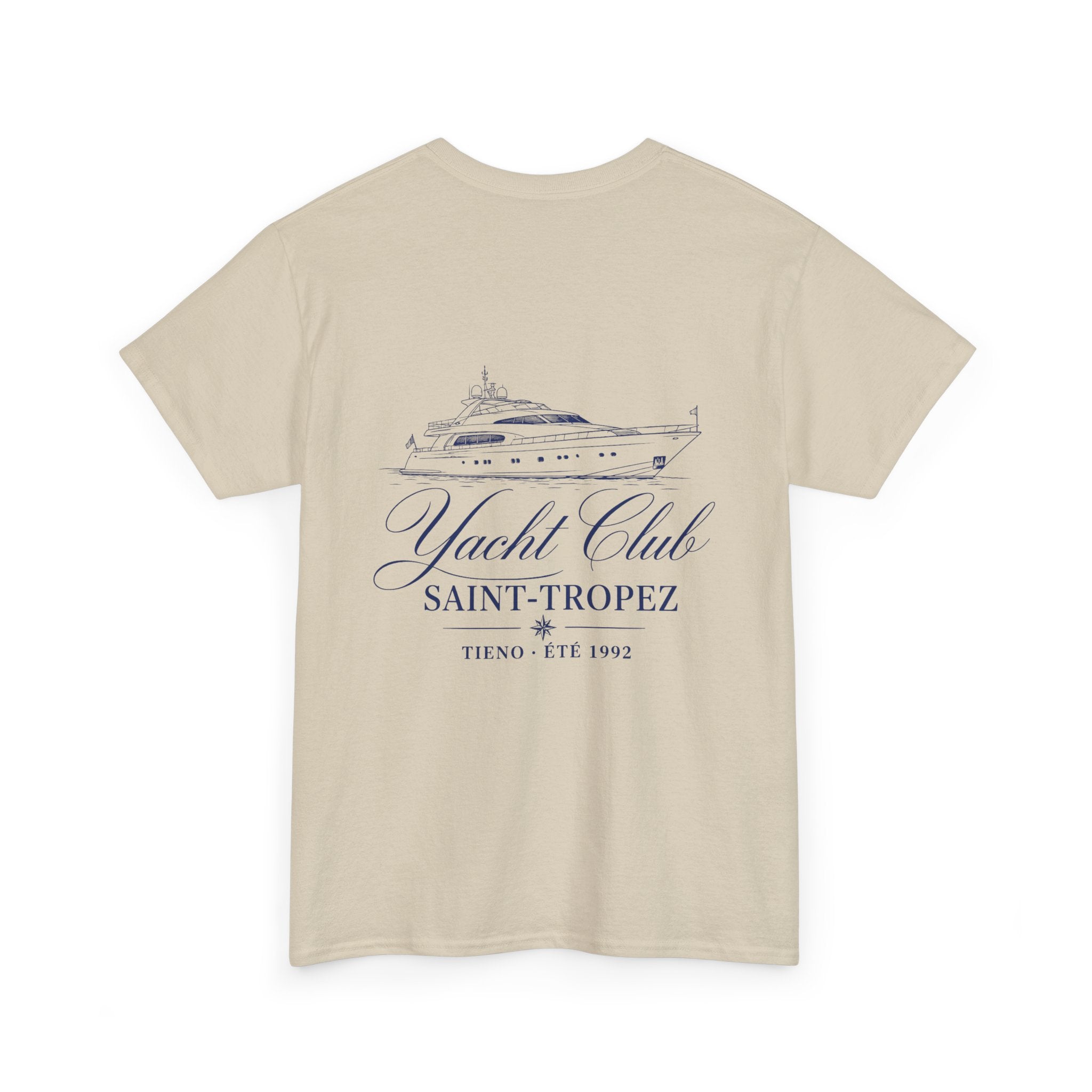 Yacht Club Saint-Tropez Tee — Nautical Boat Graphic T-Shirt