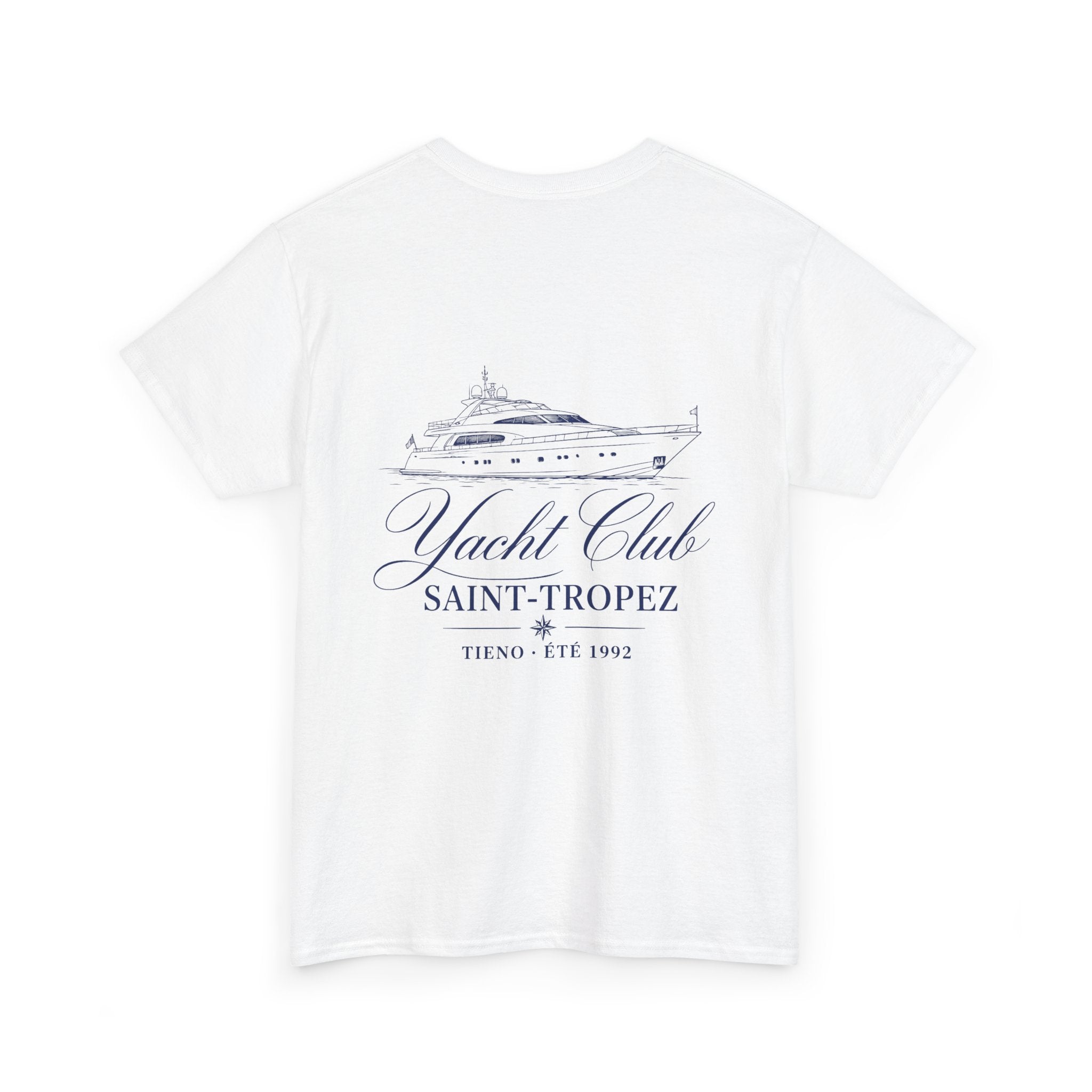 Yacht Club Saint-Tropez Tee — Nautical Boat Graphic T-Shirt