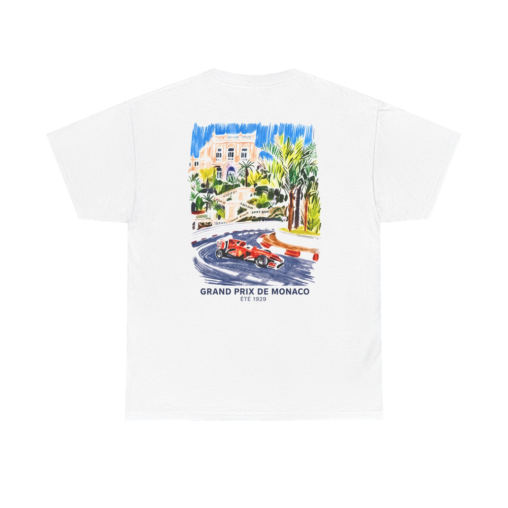 Grand Prix de Monaco Racing Tee — Vintage Monaco Formula 1 Poster T‑Shirt