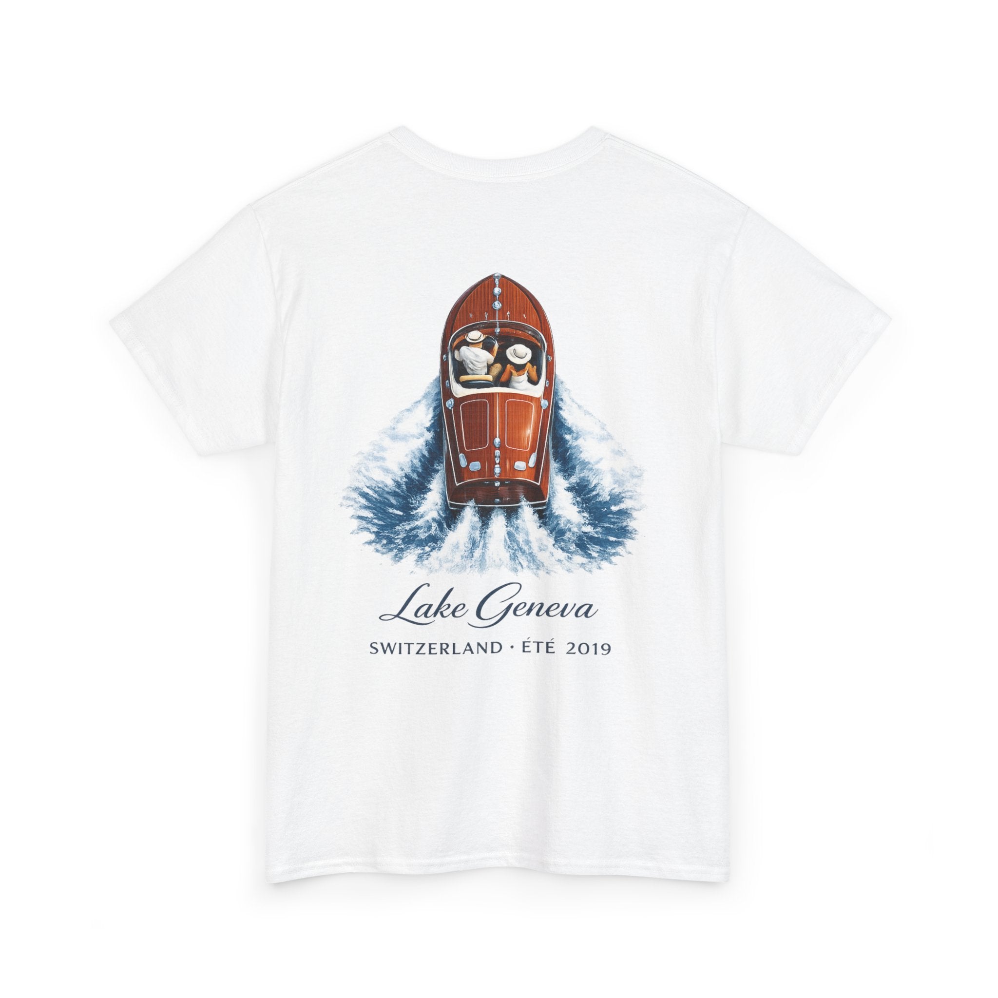 Lake Geneva Vintage T‑Shirt — Switzerland ETE 2019