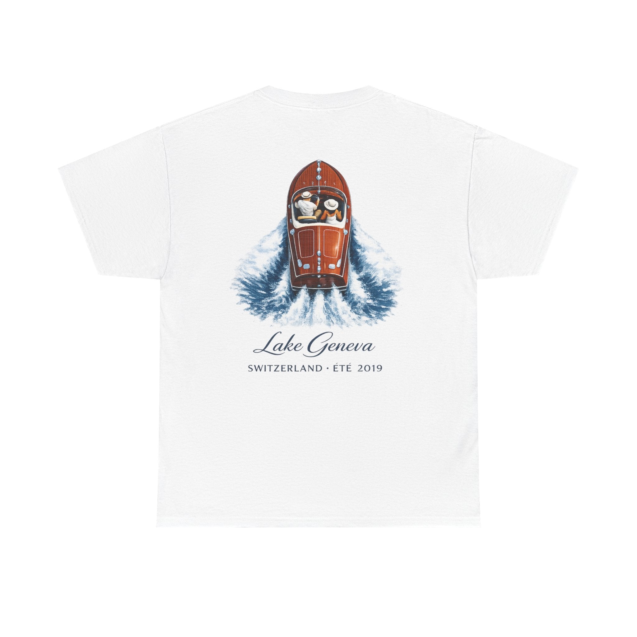 Lake Geneva Vintage T‑Shirt — Switzerland ETE 2019