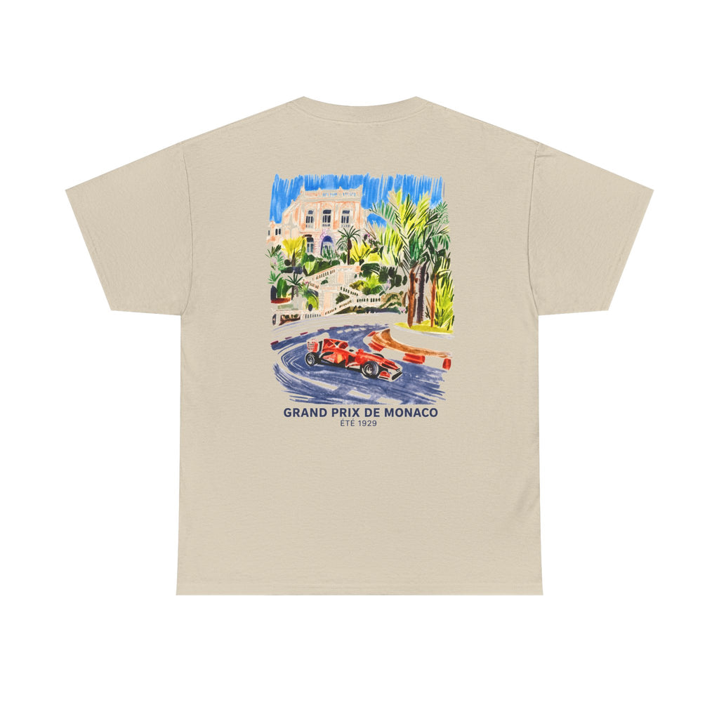Grand Prix de Monaco Racing Tee — Vintage Monaco Formula 1 Poster T‑Shirt