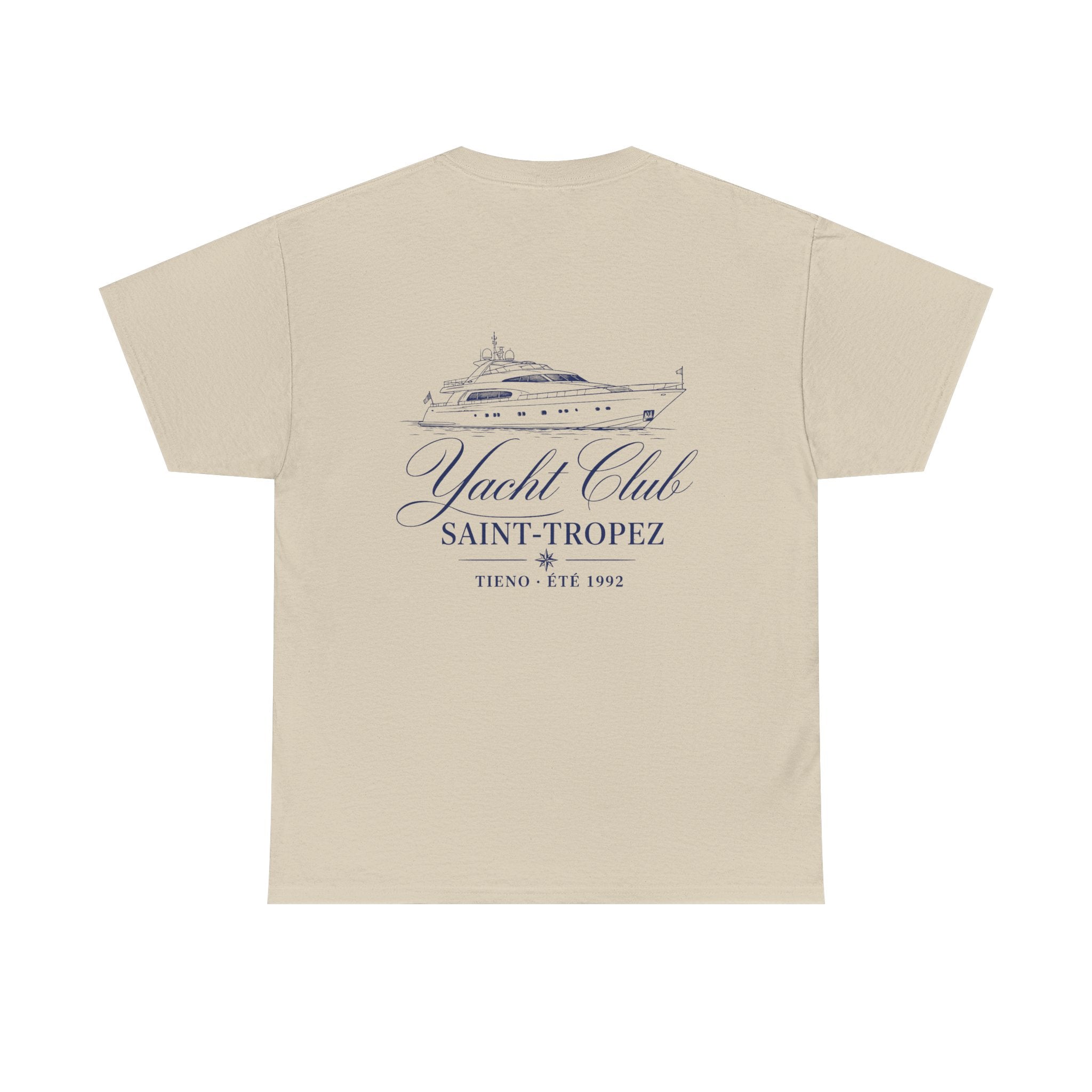 Yacht Club Saint-Tropez Tee — Nautical Boat Graphic T-Shirt